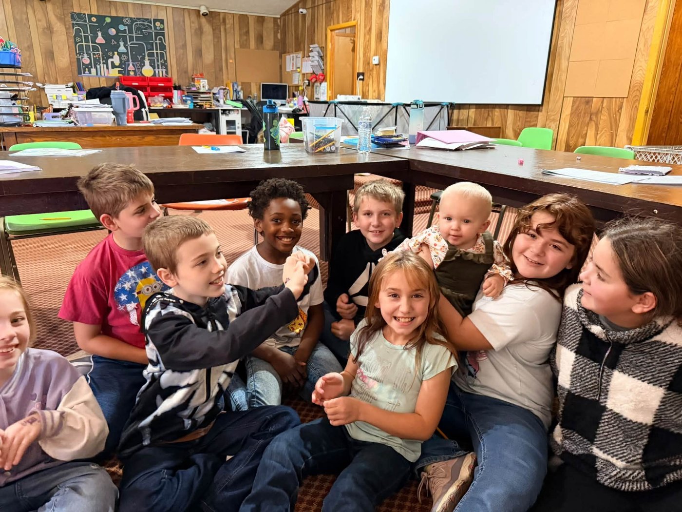 Anchor & Oak Academy students together in the classroom